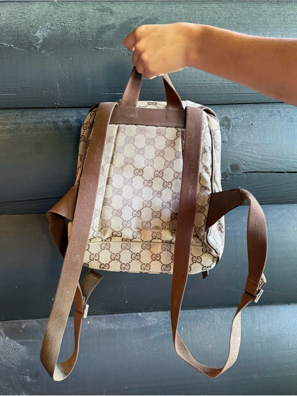 Gucci Canvas Backpack Vintage